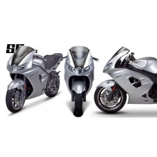 Zero Gravity Racing Windshields for the Triumph Sprint GT / With Black Vinyl Mask  (2011-2013)